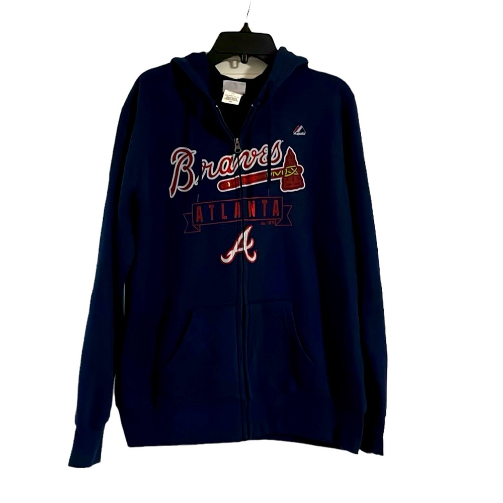 Women’s Majestic Atlanta Braves Zip Up